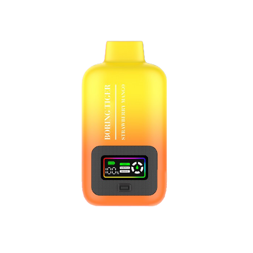 Boring Tiger Strawberry Mango 25000Puffs 5Ct