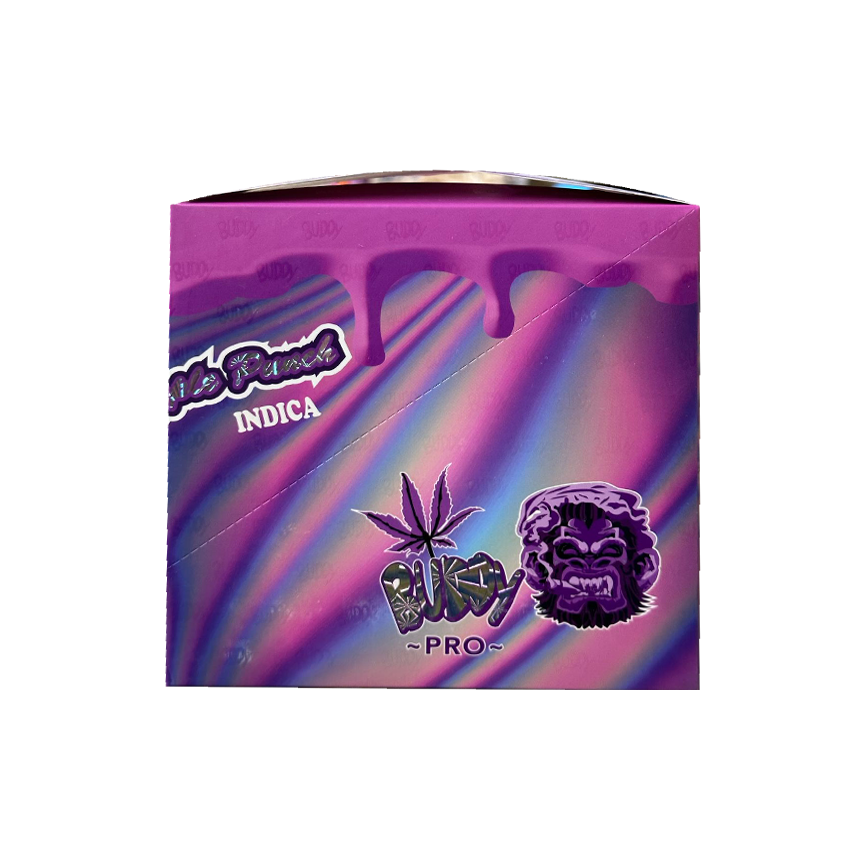 Buddy Pro Purple Punch Indica D8 Live Resin - D11 - THCA 2500Mg 10Ct