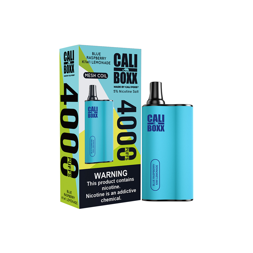 Cali Boxx Disposable Blue Raspbery Kiwi Lemonade 4000Puff 5% 6Ct