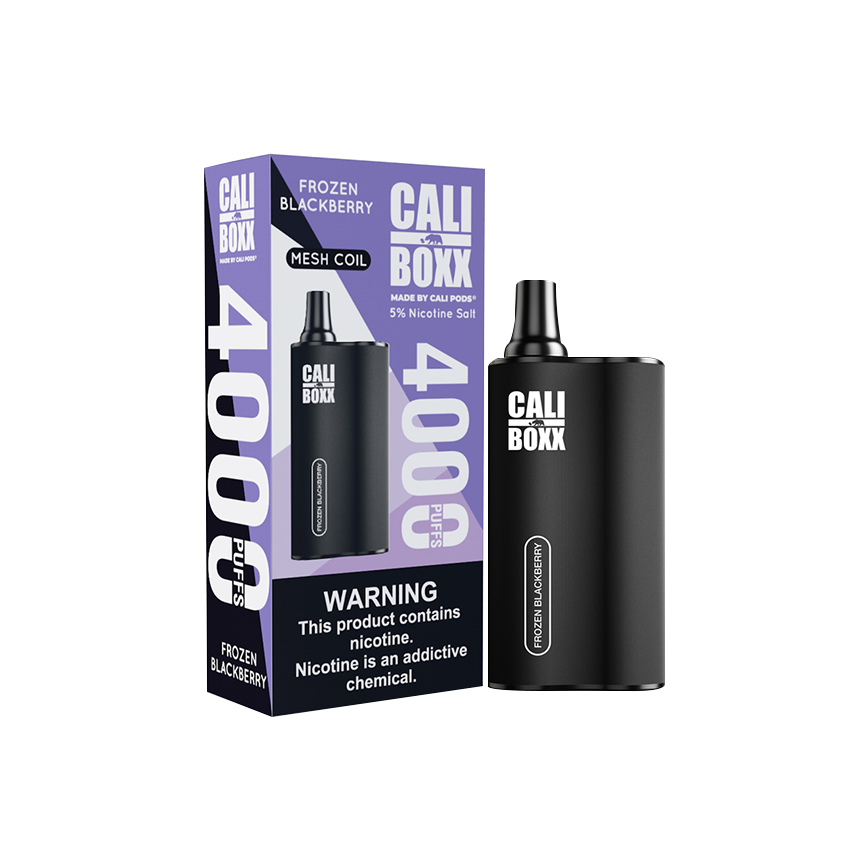 Cali Boxx Disposable Frozen Blackberry 4000Puff 5% 6Ct