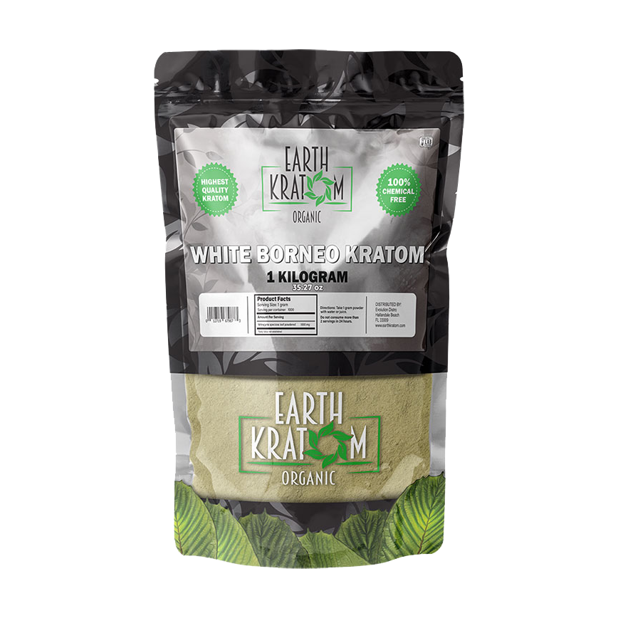 مسحوق قرطوم الأرض الأبيض بورنيو قرطوم