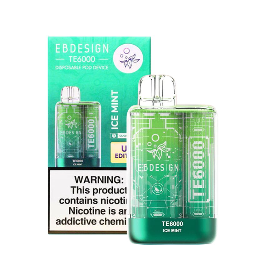 Ebdesign Ice Mint Te6000Puff 5%5Ct