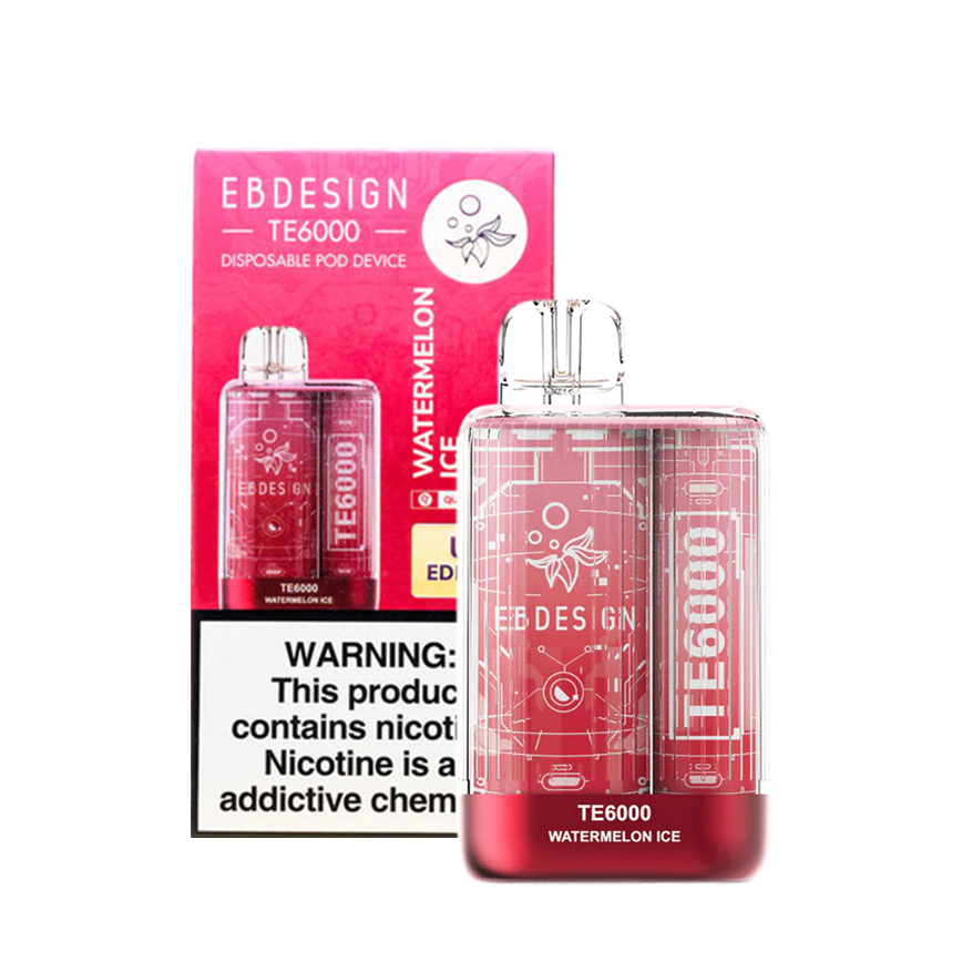 Ebdesign Watermelon Ice Te6000Puff 5% 5Ct