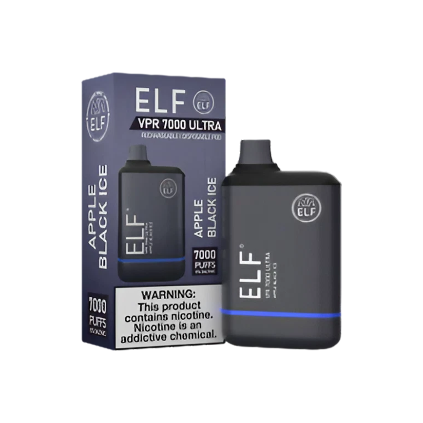 EB Create Black Apple Ice 7000Puff 5% 10Ct
