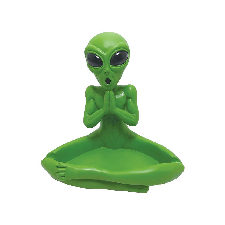 Fujima Ailen Yogi Polystone Ashtray 4 1-2