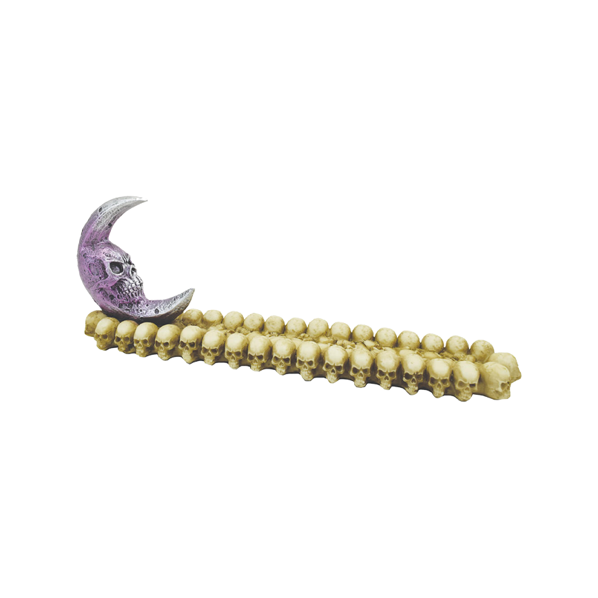 Fujima Crescent Skull Moon Incense Burner