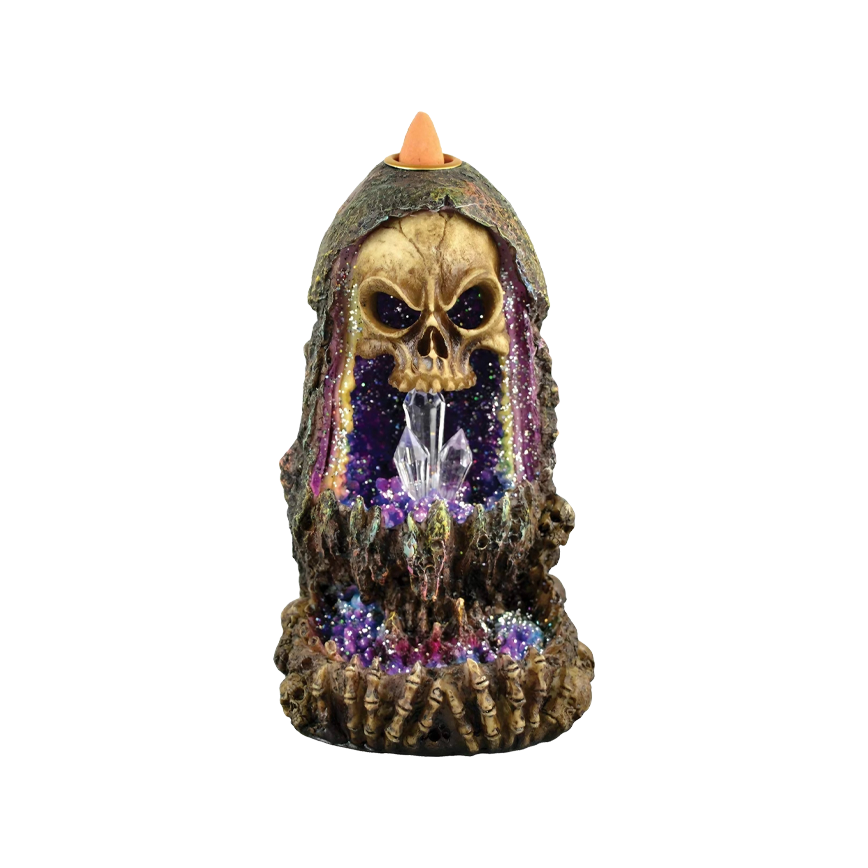 Fujima Skull Backflow Cone Burner With Led Light