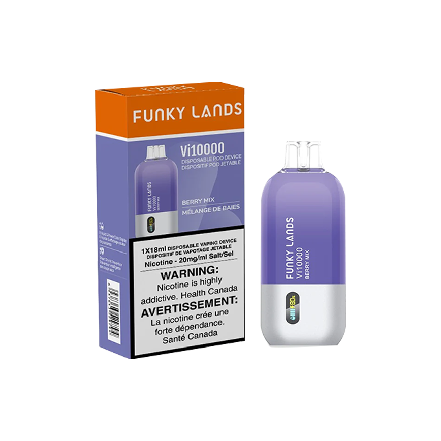 Funky Lands Berry Mix Vi10000Puff 5% 5Ct