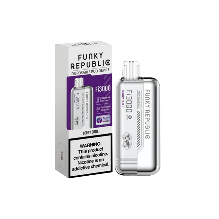 Funky Republic Berry Chill Fi3000Puff 5% 5Ct