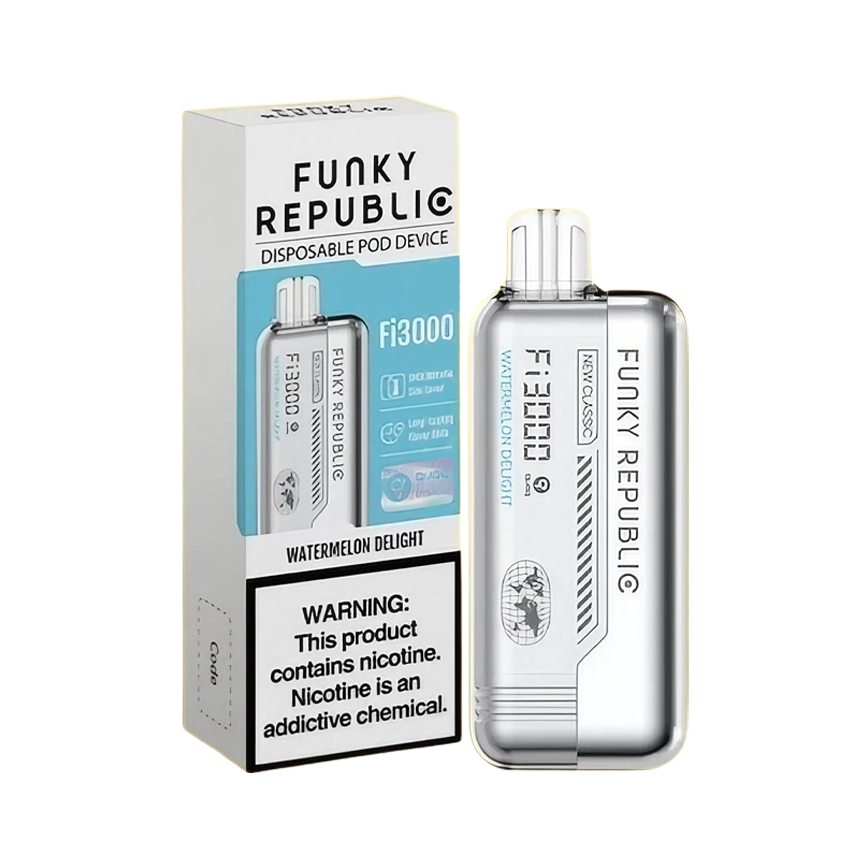 Funky Republic Watermelom Delight Fi3000Puff 5% 5Ct