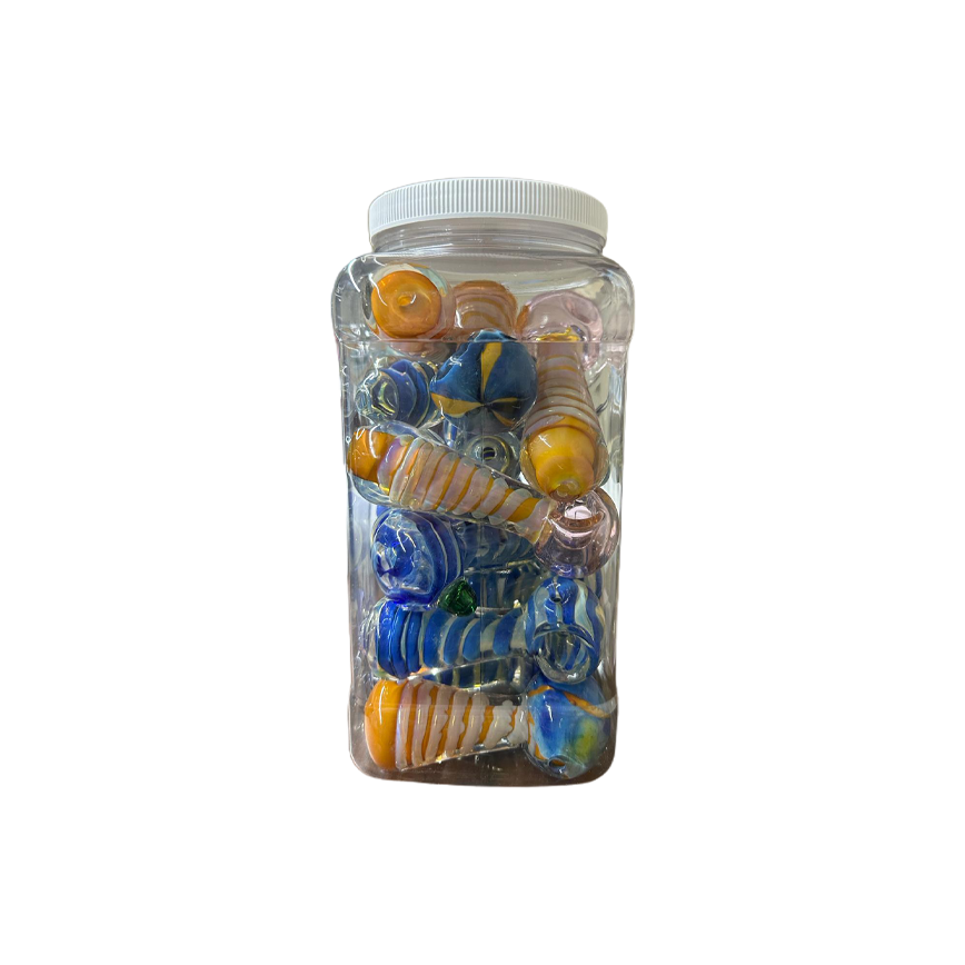 Glass Hand Pipe - 0861 16Ct