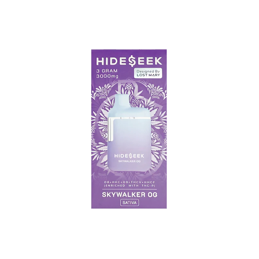Hide Seek D8 - HHC - D9 -THCV - HHCP 3000Mg 3Gm