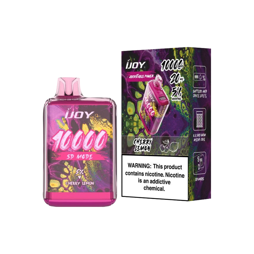 Ijoy Disposable Cherry Lemon 10000Puff 5% 5Ct
