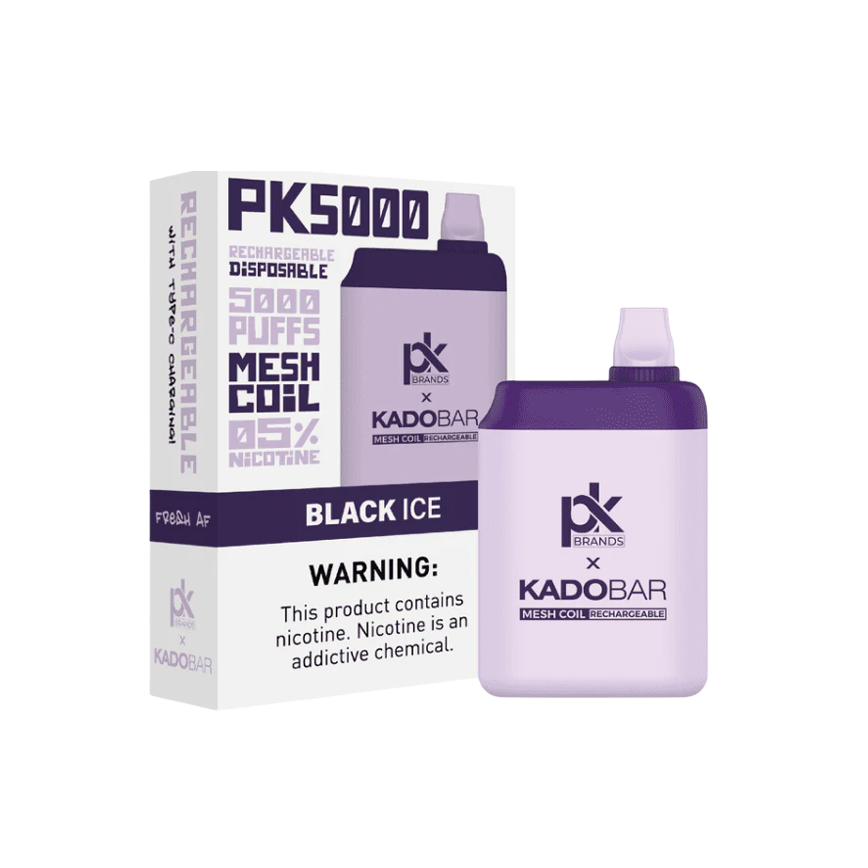 Kadobar Disposable Black Ice 5000Puff 5% 5Ct