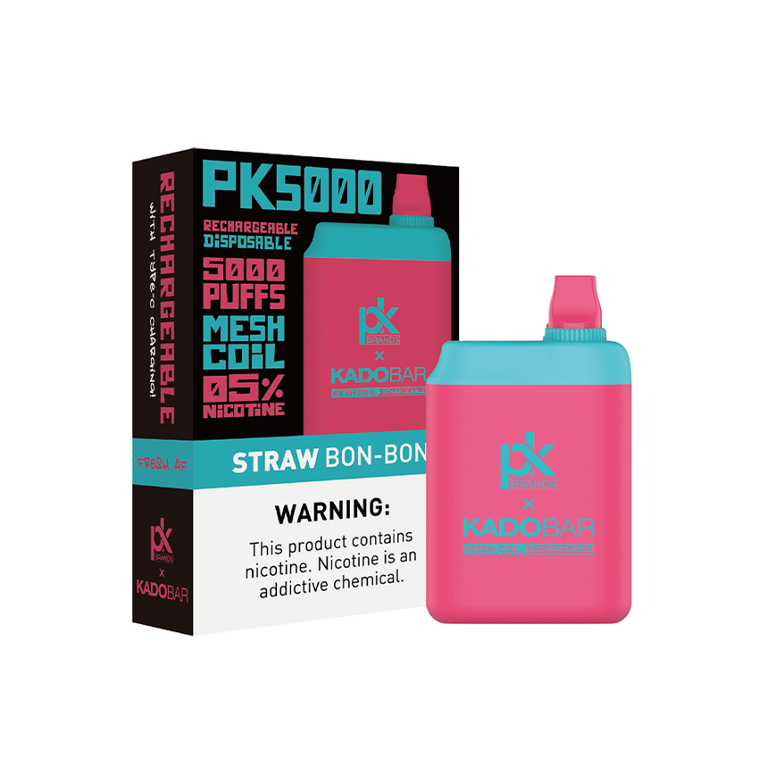 Kadobar Disposable Straw Bon-Bon 5000Puff 5% 5Ct