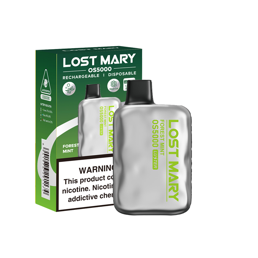 Lost Mary Disposable Forest Mint 5000Puff 5% 10Ct
