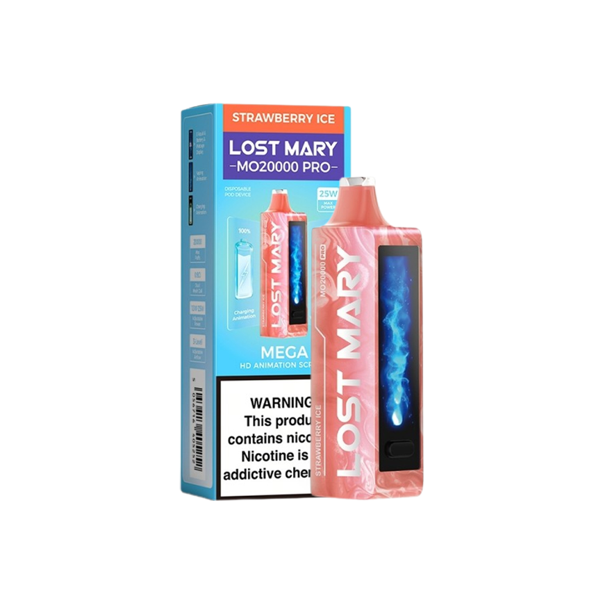 Lost Mary MO20000 Pro Strawberry Ice 5% 5Ct