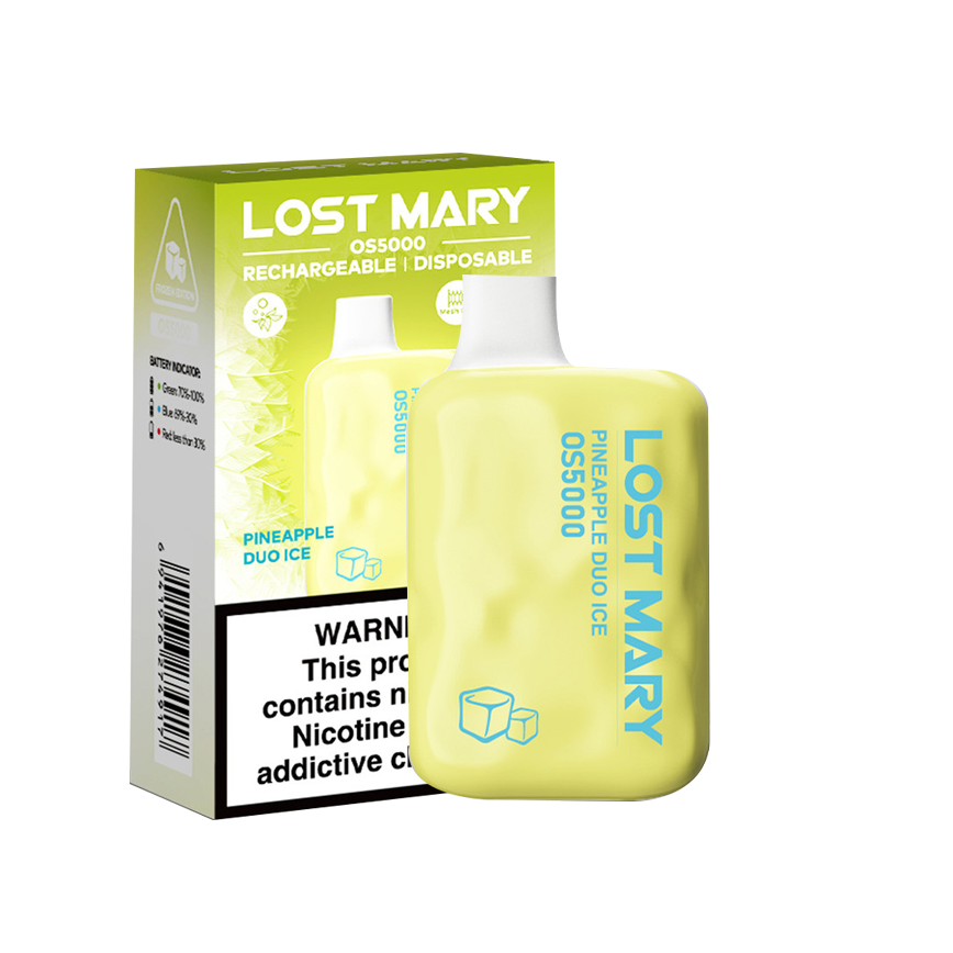 Lost Mary Disposable Pineapple Duo Ice 5000Puff 5% 10Ct