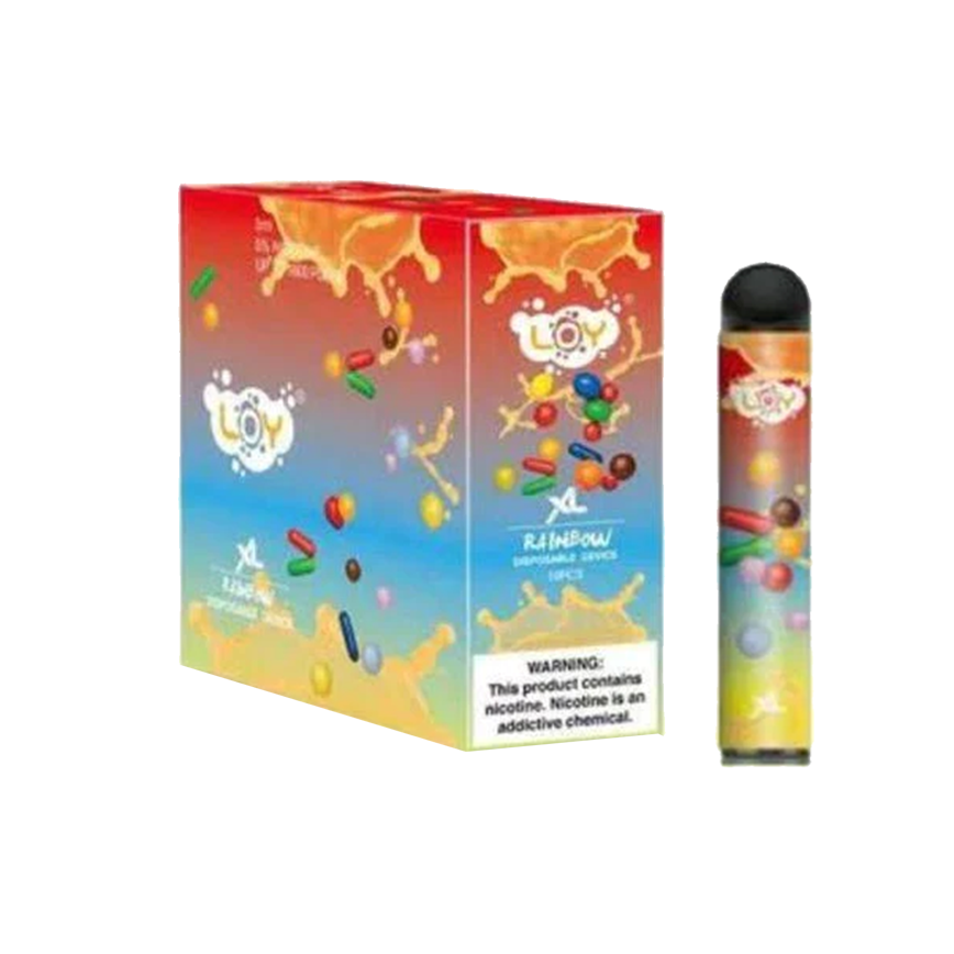 Loy Xl Disposable Rainbow 1600Puff 5% 10CT