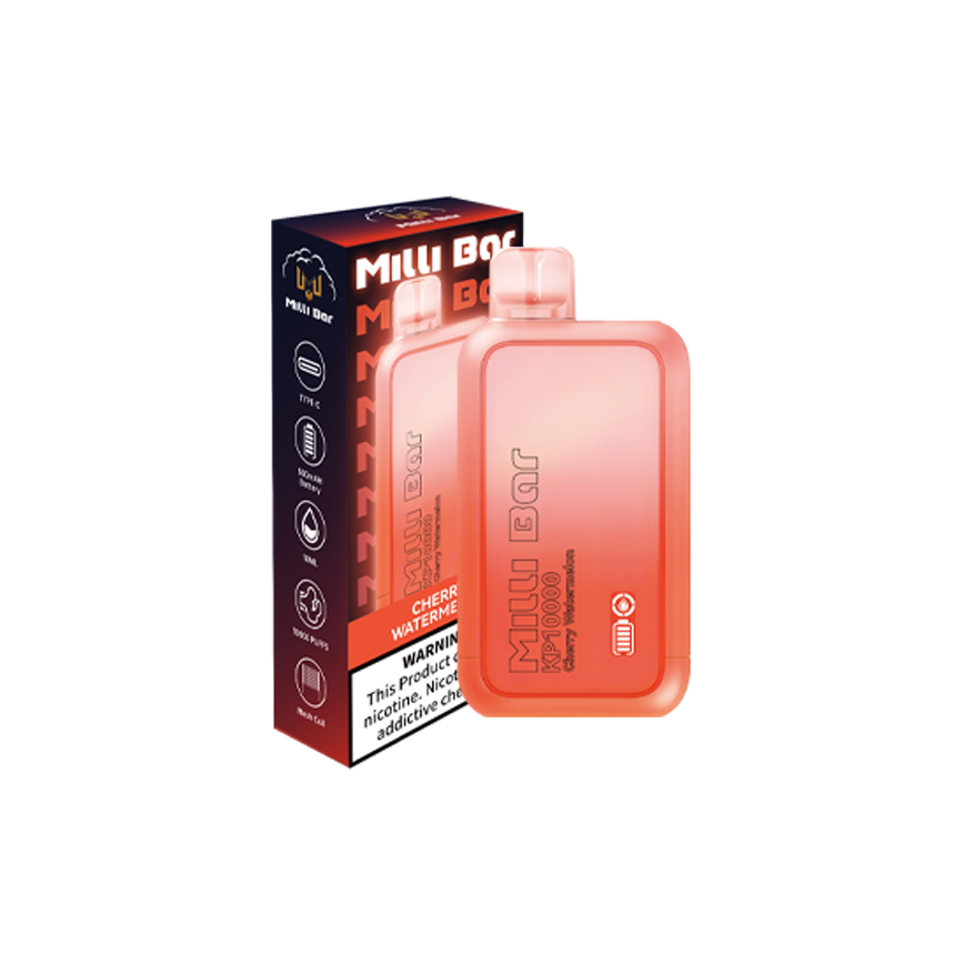 Milli Bar Kp10000 Cherry Watermelon 5% 5Ct