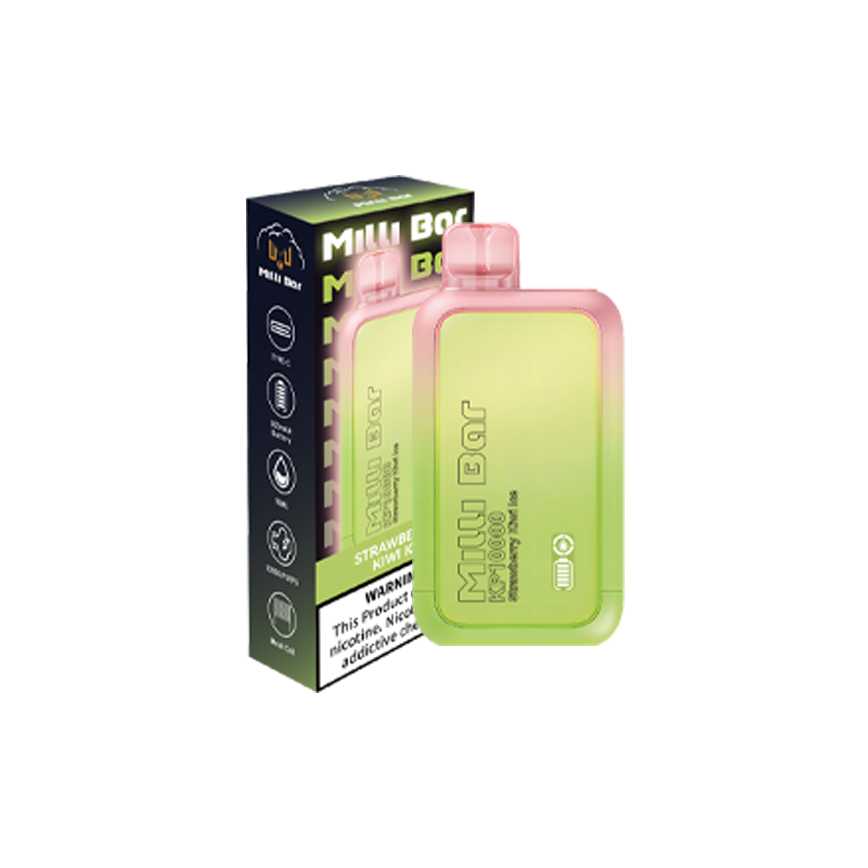 Milli Bar Kp10000 Strawberry Kiwi Ice 5% 5Ct