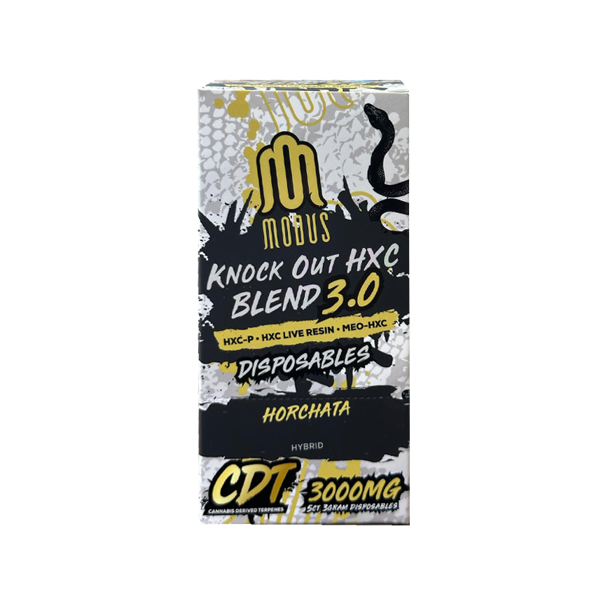 Modus Knock Out HXC Blend 3.0 Horchata Hybrid 3000Mg 5Ct