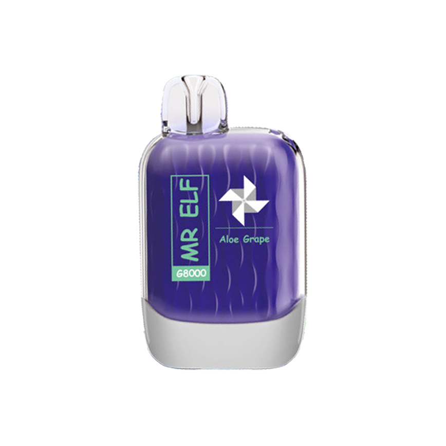 Mr Elf Disposable Aloe Grape 8000Puff 2% 10CT