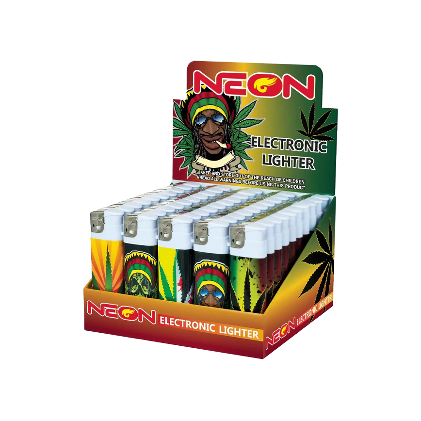 Neon Jamal Eletronic Lighter 50Ct