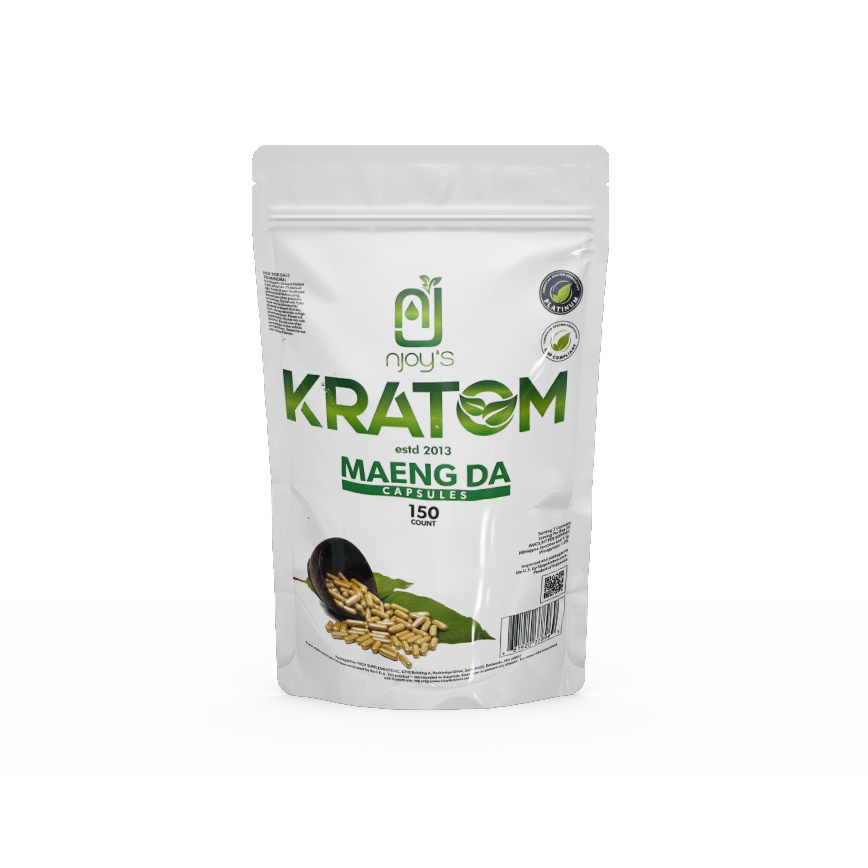 Njoys Kratom Maeng Da Capsules
