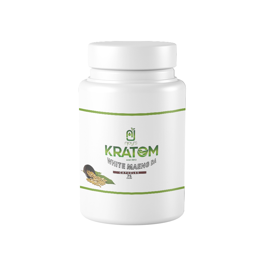 Njoys Kratom White Magng Da Capsules