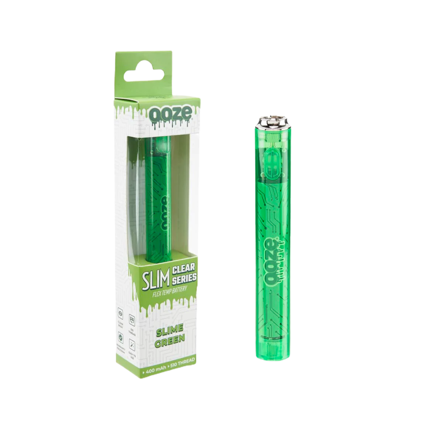 Ooze Slim Clear Series Flex Temp Battery 400 mAh 510 Thread