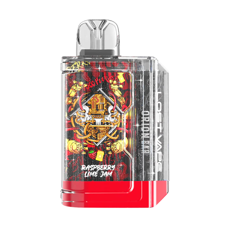 Orion Bar Raspberry Lime Jam 7500Puff 5% 10Ct