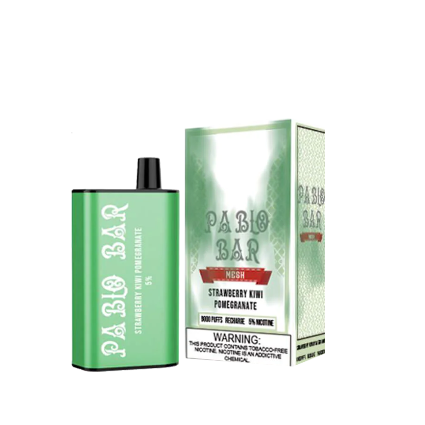 Pablo Bar Disposable Mesh Strawberry Kiwi Pomegranate 6000Puff 5% 5Ct