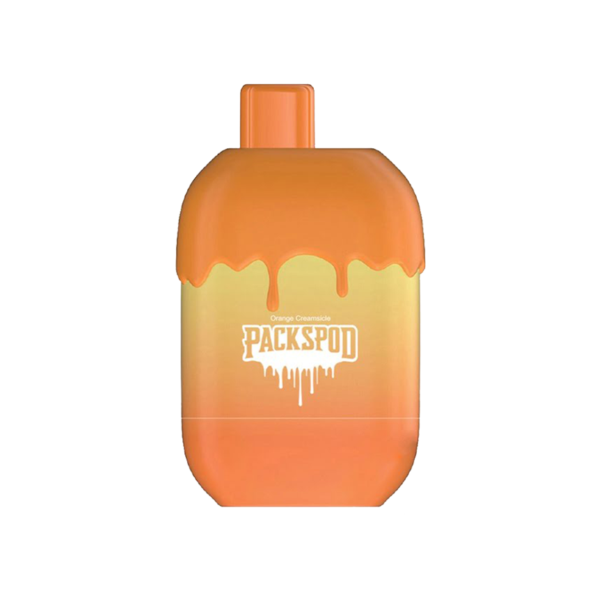 Packspod Orange Creamsicle 5000PUFF 5% 5Ct