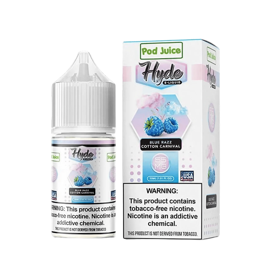 Pod Juice Hyde Blue Razz Cotton Carnival 30Ml