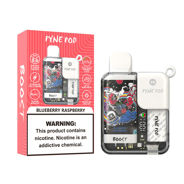 Pyne Pod Disposable Blueberry Raspberry 8500Puff 5% 5Ct