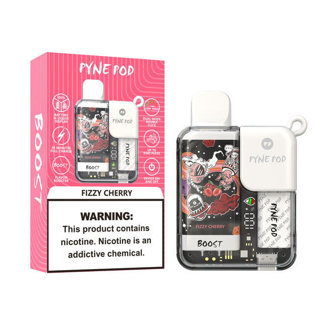 Pyne Pod Disposable Fizzy Cherry 8500Puff 5% 5Ct