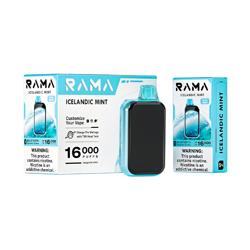 Rama Icelandic Mint 16000Puff 5Ct