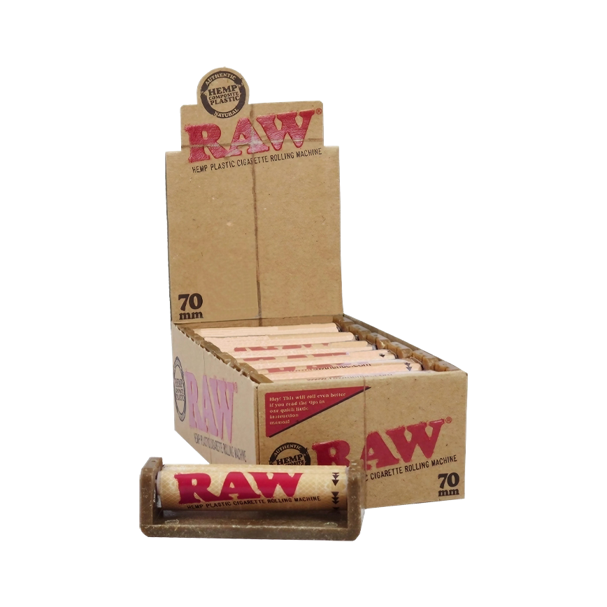 Raw Hemp Plastic Cigarette Rolling Machine 70mm 12Ct