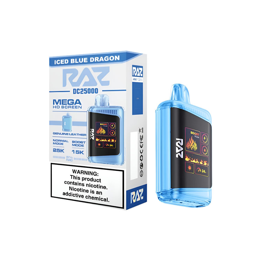 Raz DC25000 Iced Blue Dragon 5% 5Ct