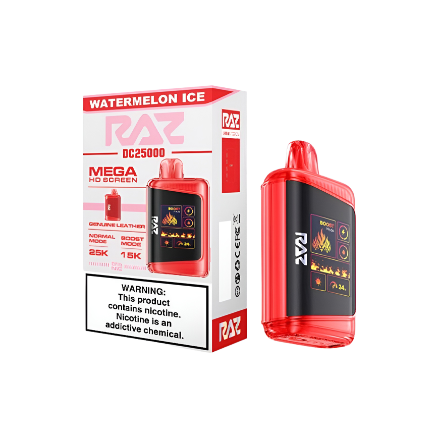 Raz DC25000 Watermelon Ice 5% 5Ct
