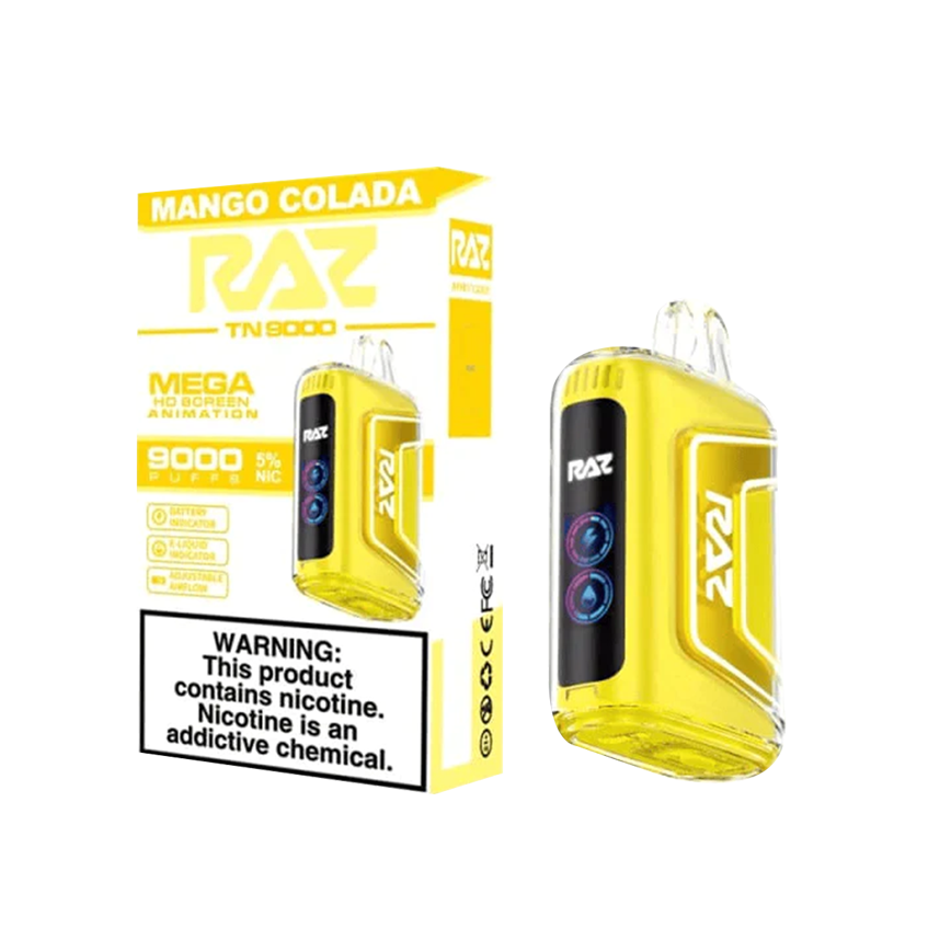 Raz Mango Colada Tn9000Puff 5% 5Ct