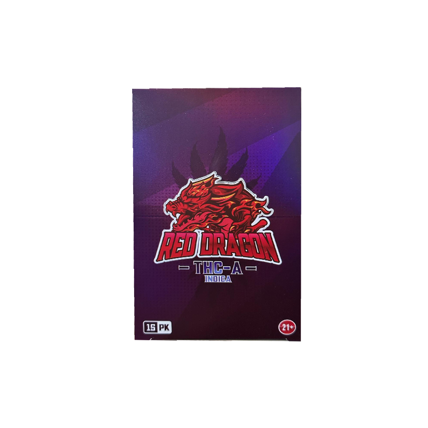 Red Dragon Gorilla Glue Thc-A Indica Pre Roll 1G