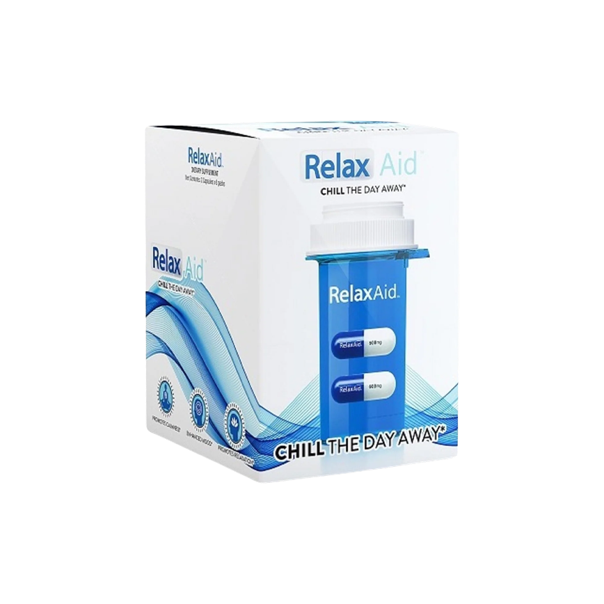 Relax Aid Chill The Day Away 2Capsules 600Mg 6Ct
