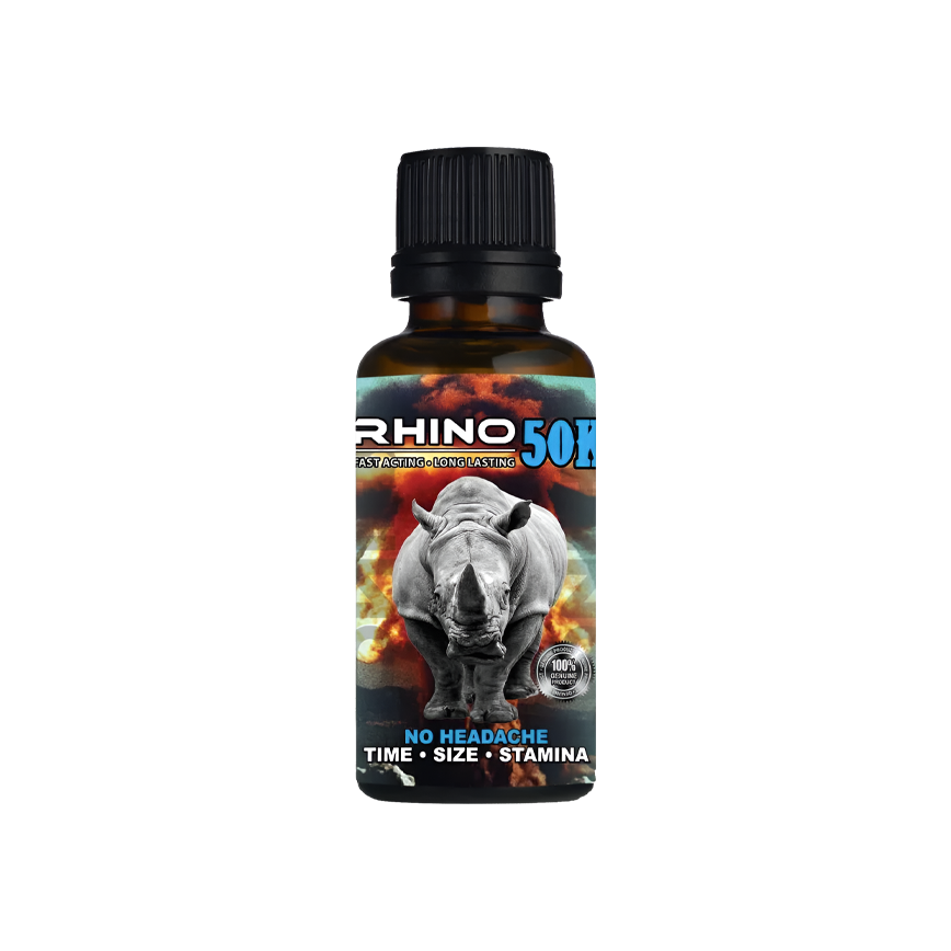 Rhino 50K Fast Acting-Long Lasting Shots 12Ct