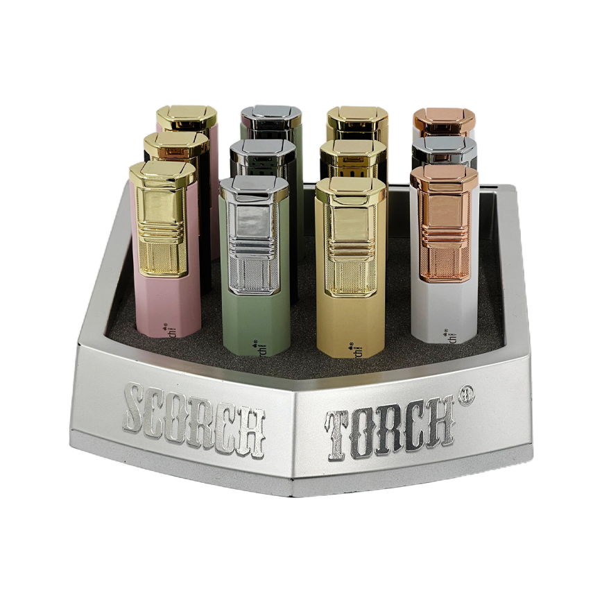 Scorch Toruch & Regular Flmae Lighter - 12Ct