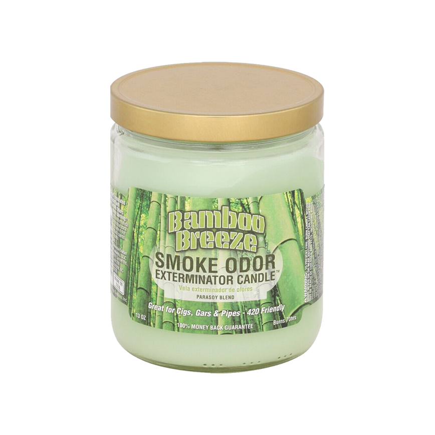 Smoke Odor Candle Bamboo Breeze 13Oz
