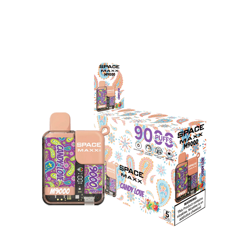 Space Maxx Disposable Candy Love 9000Puff 5% 5Ct