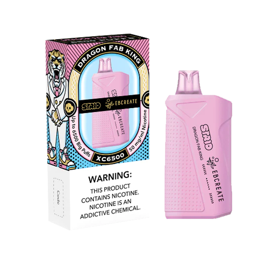 Strio Ebcreate Disposable Dragon Fab King Xc6500Puff 5% 5Ct