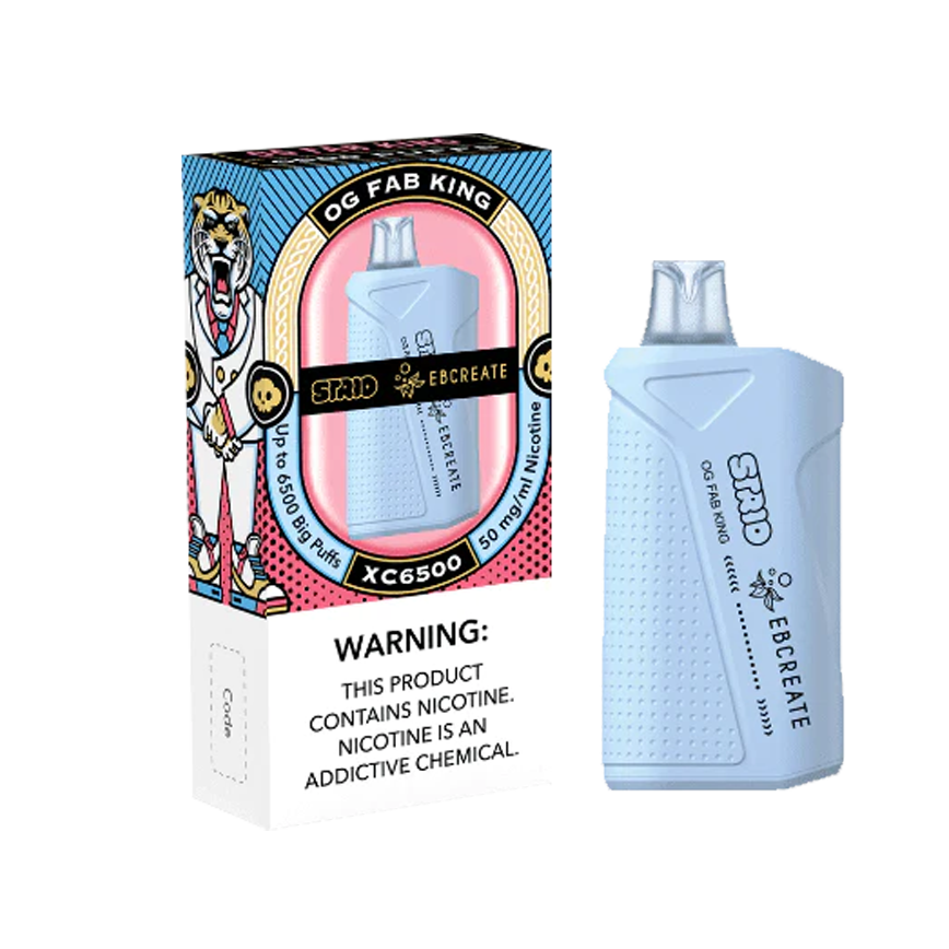 ستريو إيبكيرات للاستعمال مرة واحدة أو جي فاب كينج Xc6500Puff 5% 5Ct